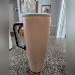 BrüMate Matte Tan Insulated Tumbler with Handle